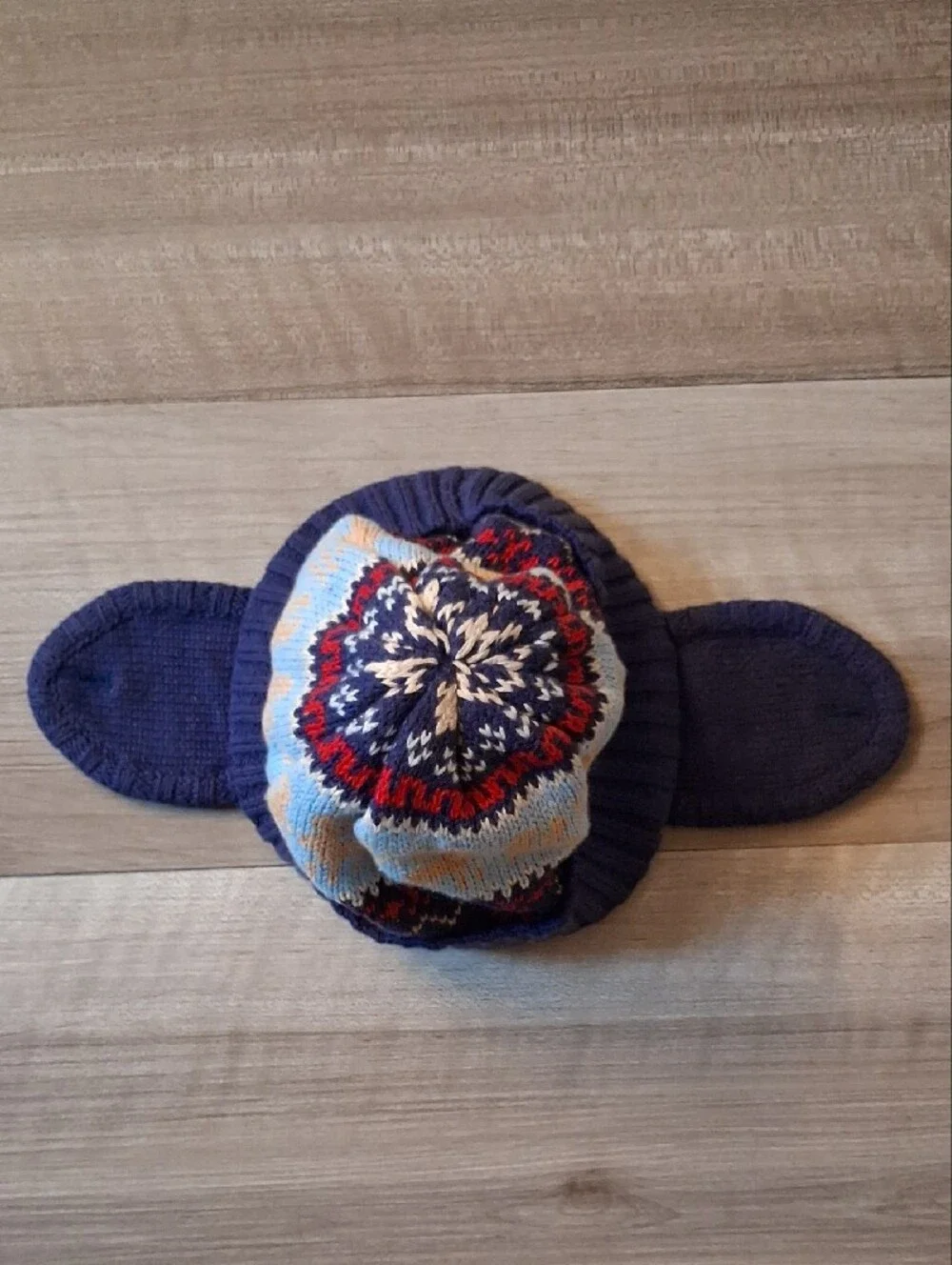 Gymboree Vintage Knit Earflap Hat Size 6-12 Months (M)
